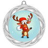 Reindeer  Medal  Choice of 9 designs.  Includes free engraving and neck ribbon  938s
