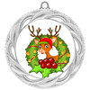 Reindeer  Medal  Choice of 9 designs.  Includes free engraving and neck ribbon  938s