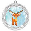 Reindeer  Medal  Choice of 9 designs.  Includes free engraving and neck ribbon  938s