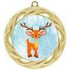 Reindeer  Medal  Choice of 9 designs.  Includes free engraving and neck ribbon  (938g