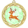 Reindeer  Medal  Choice of 9 designs.  Includes free engraving and neck ribbon  (938g