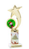 Reindeer theme trophy. Christmas column. Choice of artwork.   Great for all of your holiday events and contests.6061g