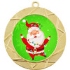 Santa  Medal  Choice of 9 designs.  Includes free engraving and neck ribbon  (940g