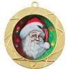 Santa  Medal  Choice of 9 designs.  Includes free engraving and neck ribbon  (940g