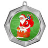 Santa  Medal  Choice of 9 designs.  Includes free engraving and neck ribbon  (43273s