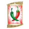 Chili - Salsa Medal.  Choice of 9 designs.  Includes free engraving and neck ribbon  (927g