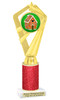 Gingerbread House theme trophy. Glitter Column.  Great for your Holiday events, contests and parties - ph111