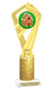 Gingerbread House theme trophy. Glitter Column.  Great for your Holiday events, contests and parties - ph111