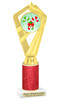 Candy Cane theme trophy. Glitter Column.  Great for your Holiday events, contests and parties - ph111