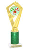 Candy Cane theme trophy. Glitter Column.  Great for your Holiday events, contests and parties - ph111