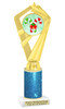 Candy Cane theme trophy. Glitter Column.  Great for your Holiday events, contests and parties - ph111