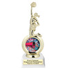 Cheer trophy with choice of cheer design.  Horseshoe shape base. Great for your squads, schools & competitions  5706