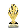 Dance trophy with choice base color, horseshoe shape base.  Great for your squads, teams, schools, and more. 92686