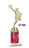 Cheer figure with on star/festive themed column. 10" tall  Great for your squads, contests or just for your favorite cheerleader. sub 8259