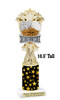 Cheer figure with on star/festive themed column. 10.5" tall  Great for your squads, contests or just for your favorite cheerleader. sub mf3265