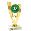 Soccer trophy.  6" Soccer trophy with choice of artwork. Great for your teams, schools and more!  90786