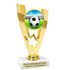 Soccer trophy.  6" Soccer trophy with choice of artwork. Great for your teams, schools and more!  90786