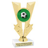 Soccer trophy.  6" Soccer trophy with choice of artwork. Great for your teams, schools and more!  92746