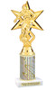 Male Soccer trophy.   Great trophy for your soccer team, schools and rec departments - star columns  7805