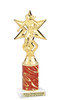 Female Soccer trophy.   Great trophy for your soccer team, schools and rec departments - star columns  7804