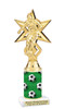 Male Soccer trophy.   Great trophy for your soccer team, schools and rec departments - sub columns  7805