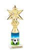 Female Soccer trophy.   Great trophy for your soccer team, schools and rec departments - sub columns  7804