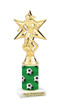Female Soccer trophy.   Great trophy for your soccer team, schools and rec departments - sub columns  7804