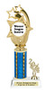 Custom trophy.  Add you logo or custom artwork for a unique award.  Trophy heights starts at 10" tall. ph55