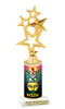 Mardi Gras trophy.   Great trophy for your Mardi Gras events, costume contests, pageants and more.  4115