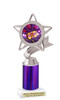 Mardi Gras trophy.   Great trophy for your Mardi Gras events, costume contests, pageants and more. purple 5043s