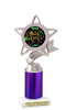 Mardi Gras trophy.   Great trophy for your Mardi Gras events, costume contests, pageants and more. purple 5043s