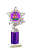 Mardi Gras trophy.   Great trophy for your Mardi Gras events, costume contests, pageants and more. purple 5043s