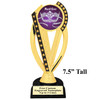 Mardi Gras Theme trophy.  Great trophy for your pageants, events, contests and more!   ph76