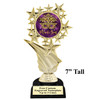 Mardi Gras Theme trophy.  Great trophy for your pageants, events, contests and more!   696