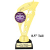 Mardi Gras Theme trophy.  Great trophy for your pageants, events, contests and more!   ph113