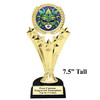 Mardi Gras Theme trophy.  Great trophy for your pageants, events, contests and more!   h501