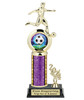 Male Soccer trophy.   Great trophy for your soccer team, schools and rec departments - side 5715