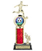 Male Soccer trophy.   Great trophy for your soccer team, schools and rec departments - side 5715