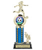 Female Soccer trophy.   Great trophy for your soccer team, schools and rec departments - side 5714