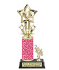 Animal Print Soccer trophy.   Great trophy for your soccer team, schools and rec departments - side 756