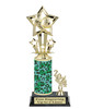 Animal Print Soccer trophy.   Great trophy for your soccer team, schools and rec departments - side 756