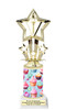Cupcake theme  trophy.  11" tall  with choice of figure. Great for your pageants, cupcake wars, contests and more... (002