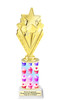 Cupcake theme  trophy.  11" tall  with choice of figure. Great for your pageants, cupcake wars, contests and more... (005