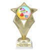 Cupcake themed trophy.  Choice of cupcake artwork.  Great for your Cupcake Wars, pageants, baking contests and more.  5086g