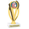 Dance Trophy.  Great trophy for your pageants, events, contests, recitals, and more.  ph76