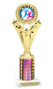 Dance trophy.  Great for your dance recitals, contests, gymnastic meets, schools and more. h501