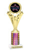 Dance trophy.  Great for your dance recitals, contests, gymnastic meets, schools and more. h501