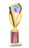 Dance trophy.  Great for your dance recitals, contests, gymnastic meets, schools and more. ph76 ph