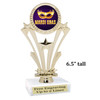 Mardi Gras Theme trophy.  Great trophy for your pageants, events, contests and more!   h416