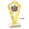 Mardi Gras Theme trophy.  Great trophy for your pageants, events, contests and more!   ph111
